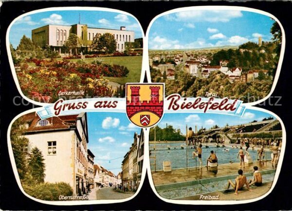 Bielefeld Totalansicht Oetkerhalle Obernstrasse F