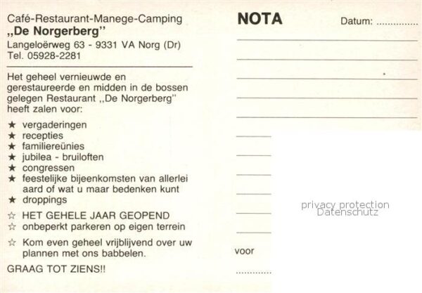 Norg Restaurant Cafe Manege Camping De Norge – Bild 2