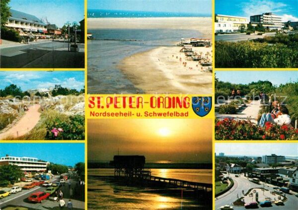 St Peter-Ording Fliegeraufnahme Strand Seebrücke