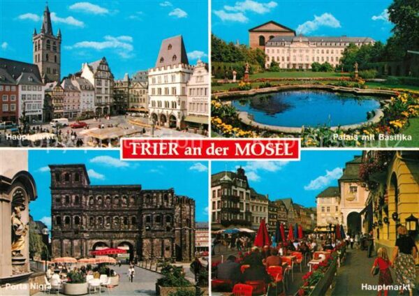 Trier Hauptmarkt Palais mit Basilika Hauptmar