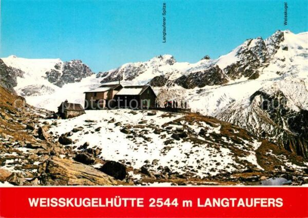 Langtaufers Weisskugelhütte