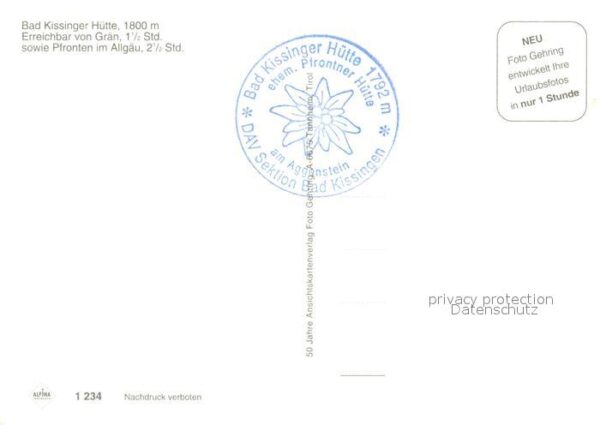 Pfronten Bad-Kissinger Hütte – Bild 2