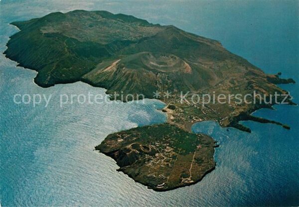 Isole Eolie Lipari Fliegeraufnahme Vulcano