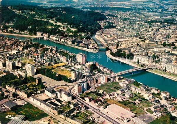 Namur Wallonie Jambes Fliegeraufnahme Meuse