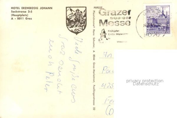 Graz Steiermark Hotel Erzherzog Johann Restaurant – Bild 2