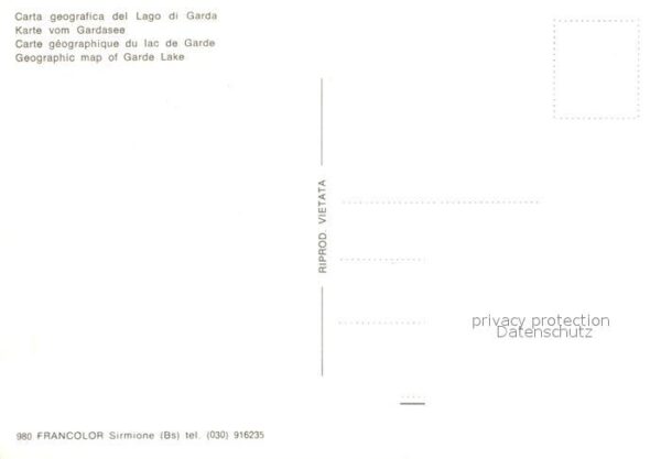 Lago di Garda Panoramakarte – Bild 2