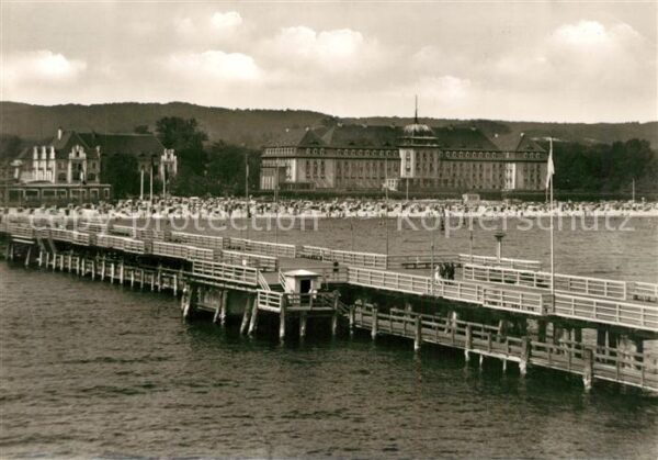 Zoppot Sopot Seebrücke Strand