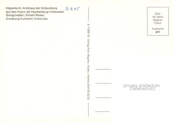Rinteln Klippenturm Amtshaus der Schaumburg Hoh – Bild 2