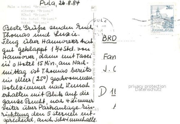 Pola Pula Croatia Hotel Brioni – Bild 2