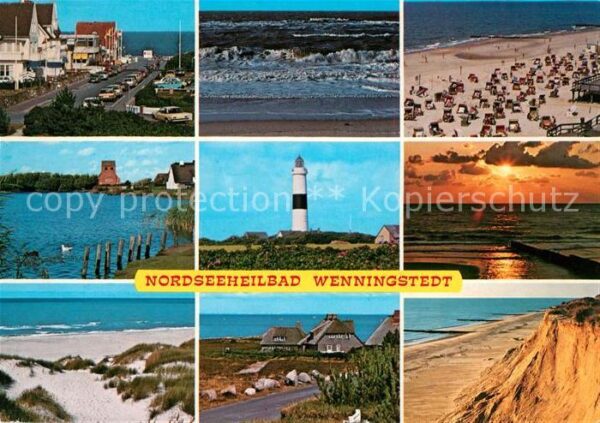 Wenningstedt Sylt Leuchtturm Strand