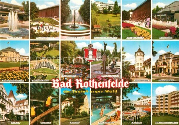 Bad Rothenfelde Kurgebiet Gradierwerk Brunnen Deutsches