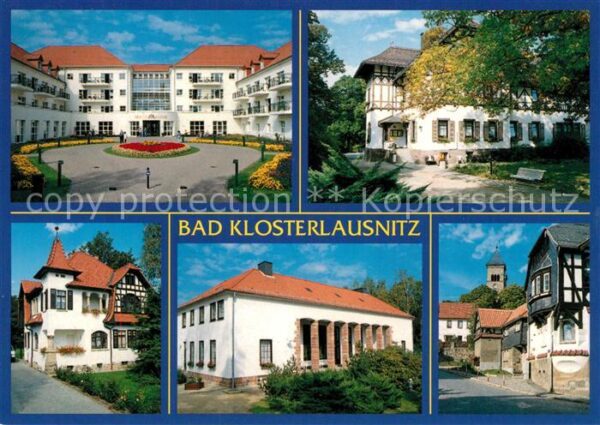 Bad Klosterlausnitz Moritz-Klinik Algos-Klinik Villa am Kur