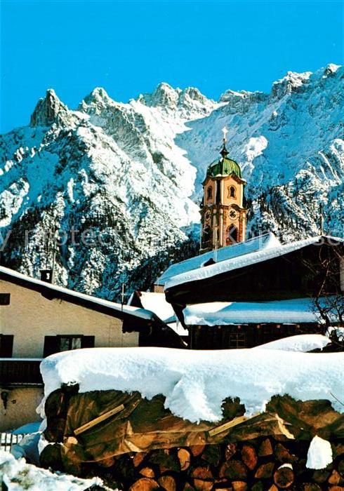 Mittenwald Bayern Kirchenpartie