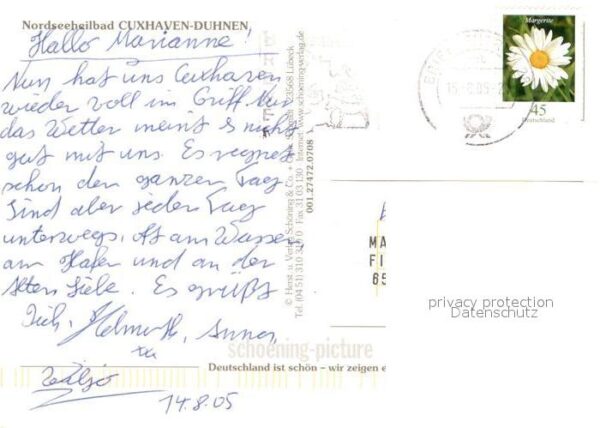 Cuxhaven Duhnen Nordseebad Strand Wattwagen – Bild 2