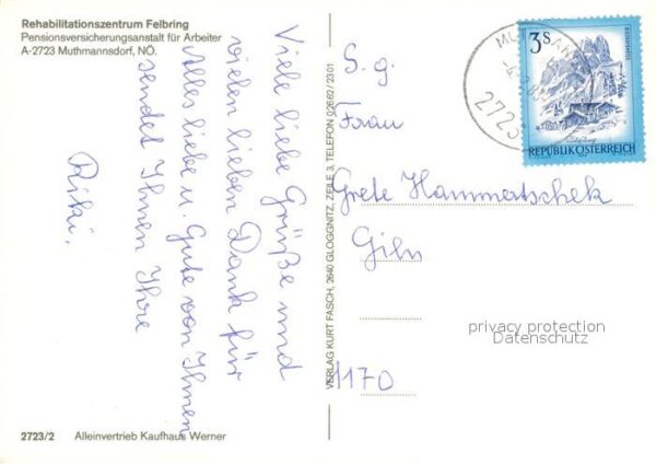 Muthmannsdorf Winzendorf Rehazentrum Felbring – Bild 2