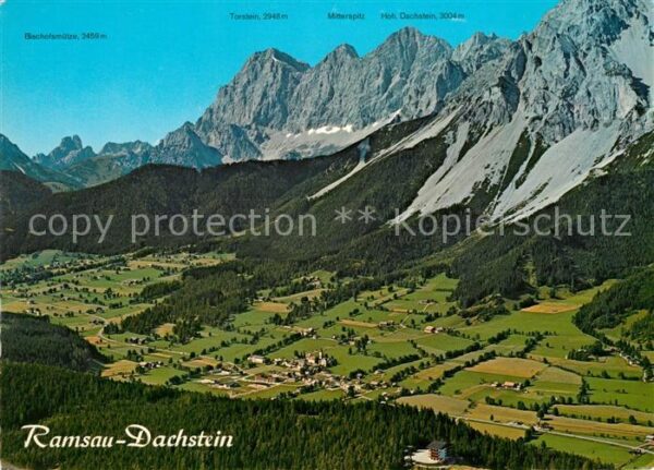 Ramsau Berchtesgaden Fliegeraufnahme Dachstein Hochplateau