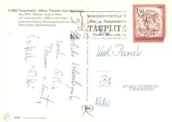 Tauplitzalm Theodor-Karl-Holl-Haus mit Lawinenstein – Bild 2