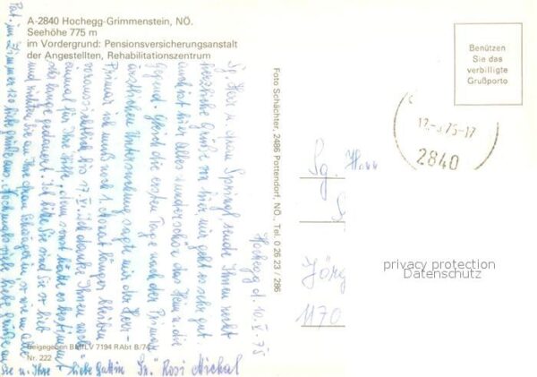 Grimmenstein Edlitztal Fliegeraufnahme Hochegg Pensionsversich – Bild 2