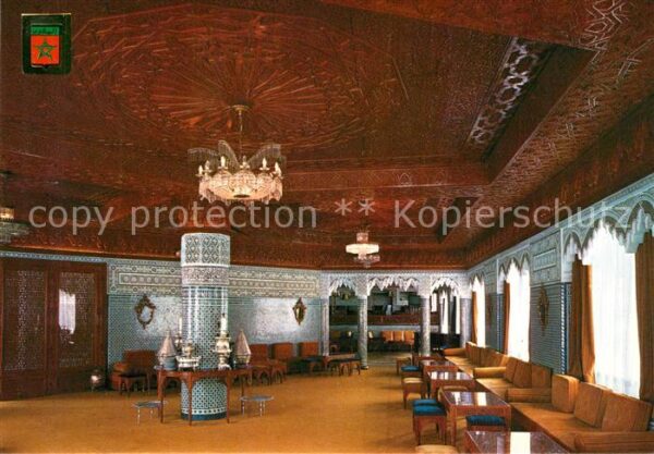 Tanger Tangier Tangiers Hotel Chellah Salon Arabe