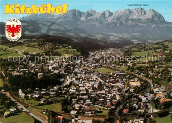 Kitzbuehel Tirol Fliegeraufnahme