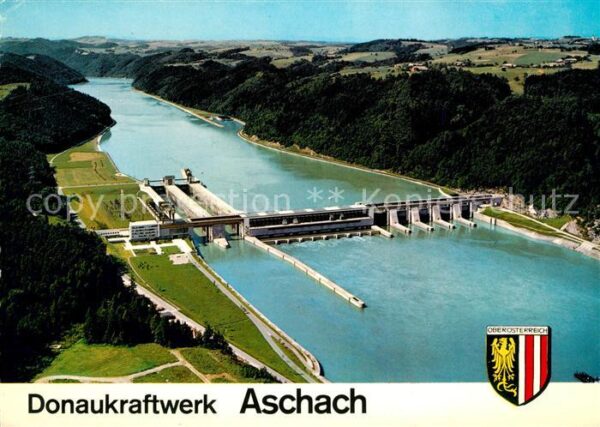 Aschbach Oetztal Fliegeraufnahme Donaukraftwerk