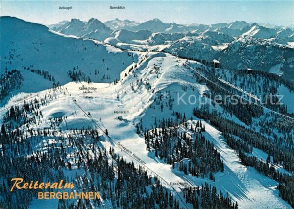 Pichl Ennstal Fliegeraufnahme Reiteralm