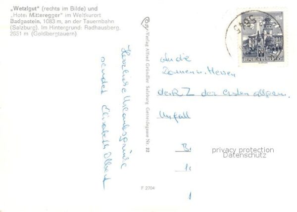 Bad Gastein Wetzlgut – Bild 2