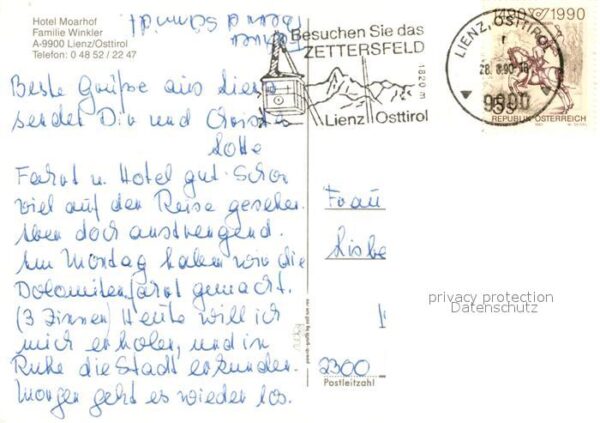 Lienz Tirol Hotel Pension Moarhof – Bild 2