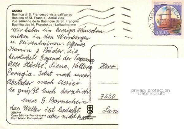 Assisi Umbria Fliegeraufnahme Basilica di S. Francesc – Bild 2