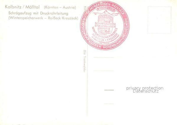 Kolbnitz Druckrohrleitung Schrägaufzug – Bild 2