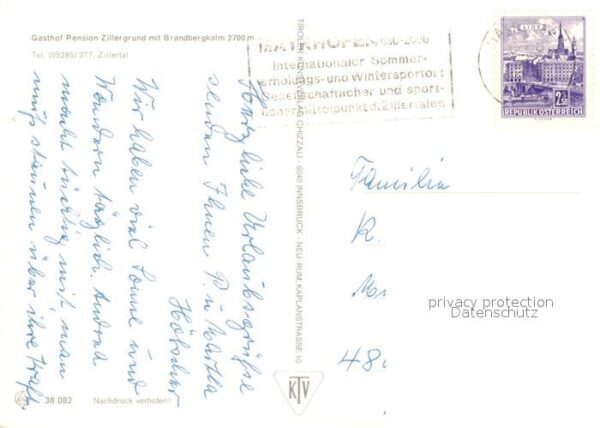 Zillertal Tirol Gasthaus Pension Zillergrund – Bild 2