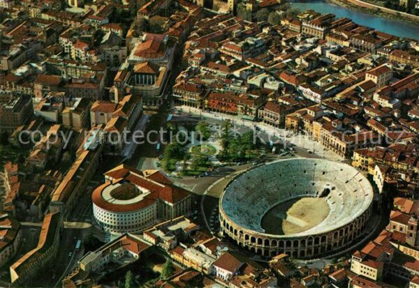 Verona Veneto Fliegeraufnahme Arena