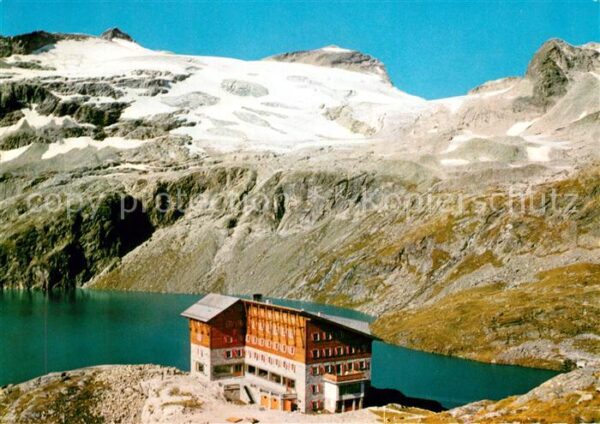 Rudolfshuette Weisssee am Weisssee im Stubachtal mit Granatspi