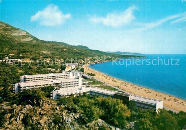 Sutomore Dalmatien Fliegeraufnahme Hotel Korali Strand