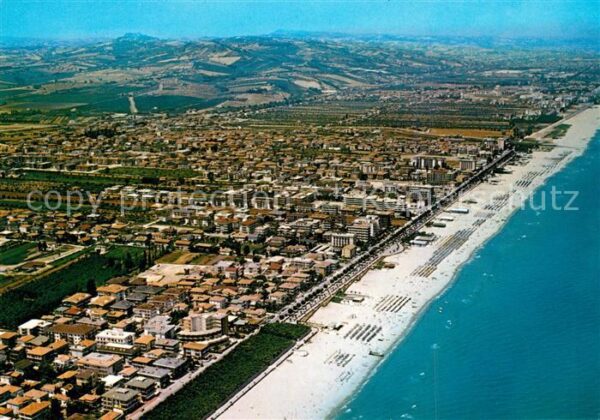 Alba Adriatica Fliegeraufnahme mit Strand