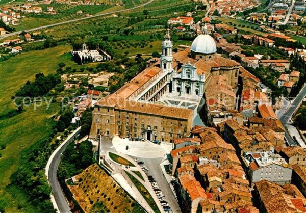 Loreto Ancona Fliegeraufnahme Altstadt