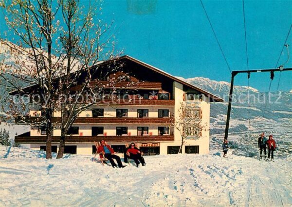 Rohrmoos Schladming Gasthof Pension Schütterhof Schlepplift