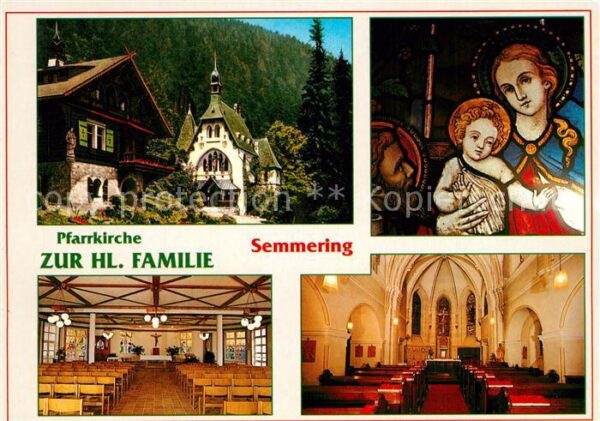 Semmering Niederoesterreich Pfarrkirche zur heiligen Familie