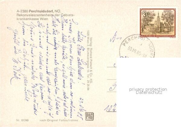 Perchtoldsdorf Rekonvaleszentenheim der Gebietskranken – Bild 2