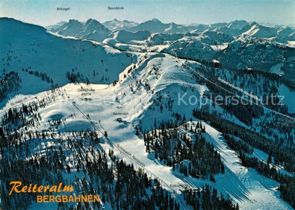 Pichl Ennstal Fliegeraufnahme Reiteralm