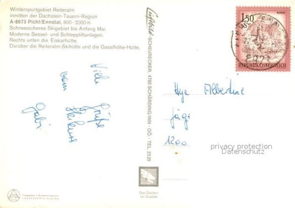 Pichl Ennstal Fliegeraufnahme Reiteralm – Bild 2