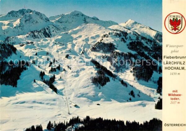 Fieberbrunn Tirol Lärchfilz Hochalm Fliegeraufnahme