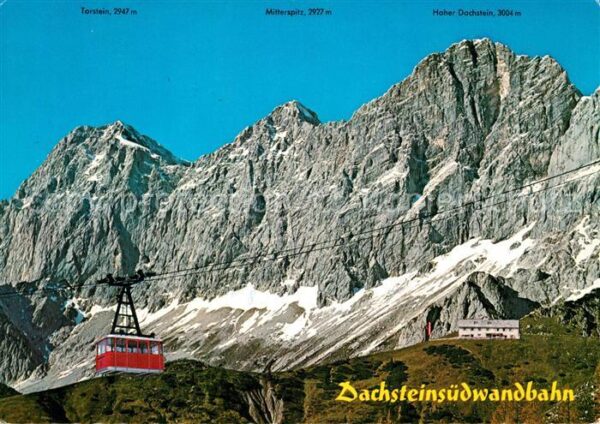 Ramsau Dachstein Steiermark Dachsteinsüdwandbahn mit Südwandhütte