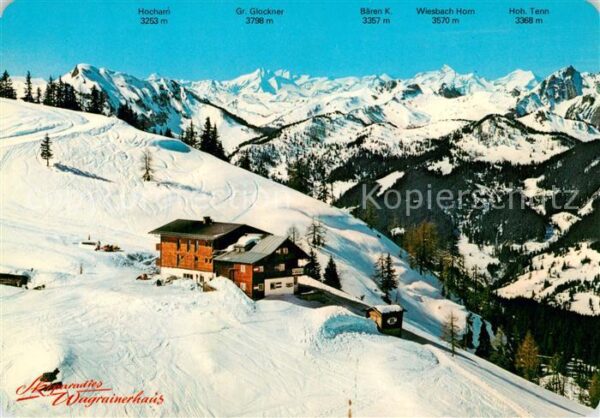 Wagrain Salzburg Skiparadies Wagrainerhaus Fliegeraufnah