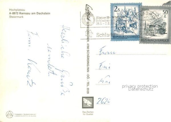 Ramsau Dachstein Steiermark Fliegeraufnahme Hochplateau – Bild 2