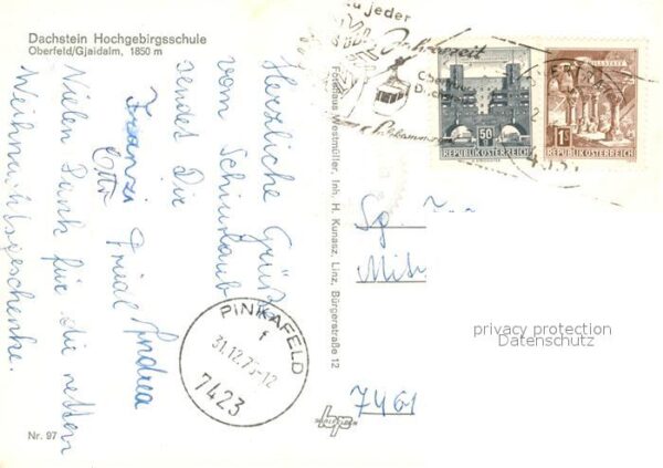 Dachstein Steiermark Hochgebirgsschule Oberfeld Gjaidalm – Bild 2