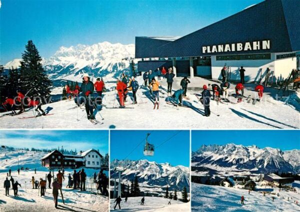 Schladming Obersteiermark Skigebiet Planai mit Schladminger Hütte