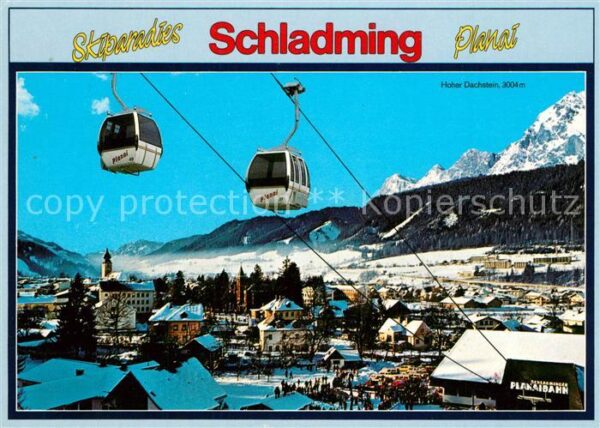 Schladming Obersteiermark Skiparadies Planai Seilbahn zur Schladm