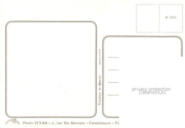 Casablanca Fliegeraufnahme Strand Gebäude – Bild 2