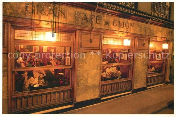 Madrid Spain Cafe de Gijon